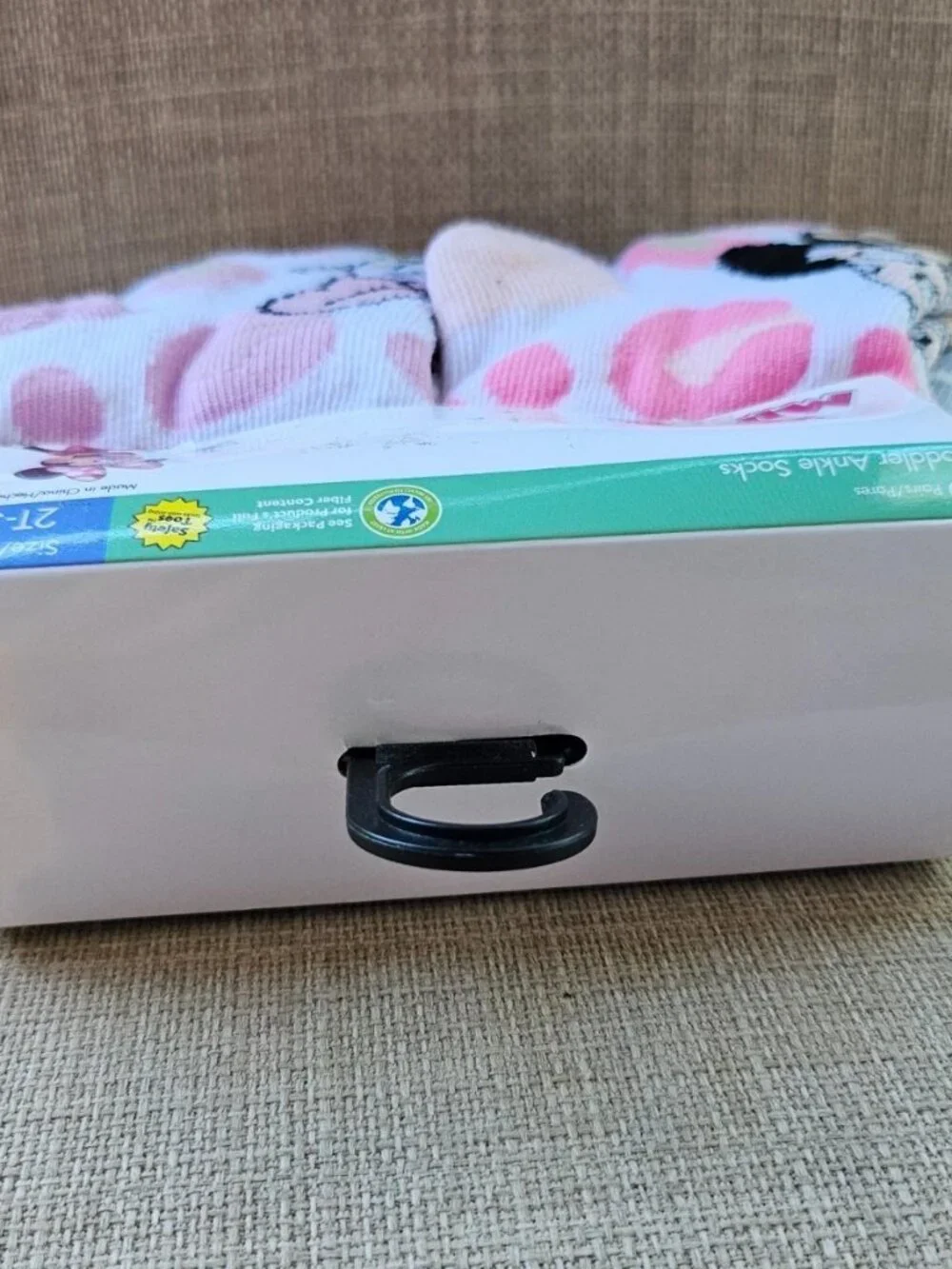 Disney Minnie Mouse Kids Socks set of 10 Multi Color Ankle Socks Size 2T-3T NEW